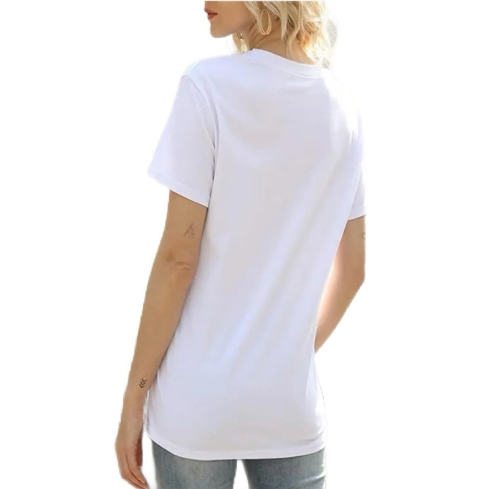 Women’s Disney Inspired STITCH White Graphic Short Sleeve Tee - Size XL - NWT - Picture 3 of 5
